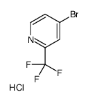 4-bromo-2-(trifluoromethyl)pyridine,hydrochloride Structure