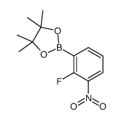 2-FLUORO-3-NITROPHENYLBORONIC ACID, PINACOL ESTER Structure
