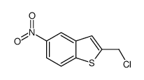 2-(chloromethyl)-5-nitro-1-benzothiophene Structure