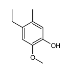 4-ethyl-2-methoxy-5-methylphenol结构式