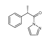 (S)-N-2-phenylpropionylpyrazole结构式