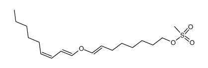(E)-8-(((1E,3Z)-nona-1,3-dien-1-yl)oxy)oct-7-en-1-yl methanesulfonate Structure