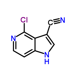 4-Chloro-1H-pyrrolo[3,2-c]pyridine-3-carbonitrile structure