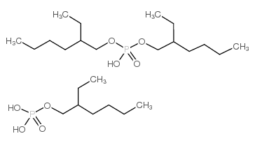 2-Ethylhexyl acid phosphate Structure