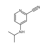 4-(isopropylamino)picolinonitrile Structure