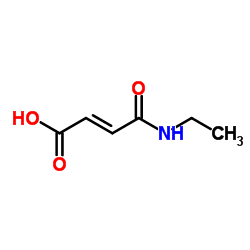 (2E)-4-(Ethylamino)-4-oxo-2-butenoic acid Structure
