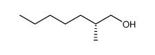 (R)-(-)-2-methyl-1-heptanol Structure