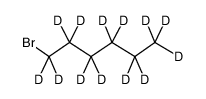 1-溴己烷-d13结构式