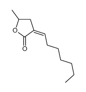 3-heptylidene-5-methyloxolan-2-one Structure