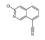 3-Chloro-8-isoquinolinecarbonitrile Structure