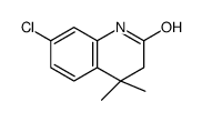 7-Chloro-4,4-dimethyl-3,4-dihydro-1H-quinolin-2-one structure