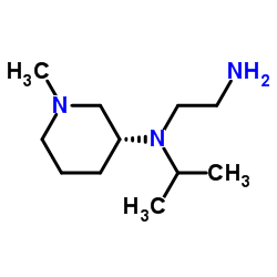 N-Isopropyl-N-[(3R)-1-methyl-3-piperidinyl]-1,2-ethanediamine Structure