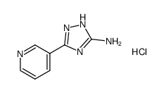 5-amino-3-(pyridin-3-yl)-1,2,4-triazole hydrochloride结构式