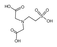 Taurine-N,N-diacetic acid Structure