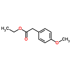 Ethyl (4-methoxyphenyl)acetate Structure