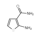 2-胺噻吩-3-羰基胺结构式