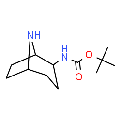 内-2-(BOC-氨基)-8-氮杂双环[3.2.1]辛烷结构式