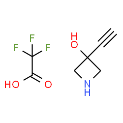 3-乙炔基氮杂环丁烷-3-醇 三氟乙酸盐结构式