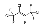 1,2,4-trichloro-1,1,3,4,4-pentafluorobut-2-ene Structure