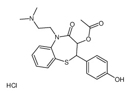 O-Desmethyl Diltiazem Hydrochloride Structure