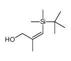 3-[tert-butyl(dimethyl)silyl]-2-methylprop-2-en-1-ol Structure