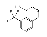 2-{[3-(三氟甲基)苄基]硫代}乙胺结构式