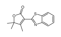 3-(1,3-benzothiazol-2-yl)-4,5,5-trimethylfuran-2-one Structure