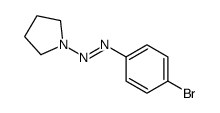 (4-bromophenyl)-pyrrolidin-1-yldiazene结构式