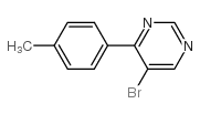 5-溴-4-P-甲苯基嘧啶结构式