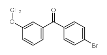 4-溴-3-甲氧基苯甲酮结构式