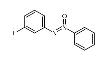 N'-(3-fluoro-phenyl)-N-phenyl-diazene-N-oxide结构式
