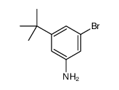 3-溴-5-(叔丁基)苯胺结构式