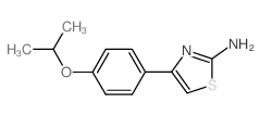 4-(4-Isopropoxy-phenyl)-thiazol-2-ylamine结构式