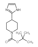 4-(1H-咪唑-2-基)哌啶-1-羧酸叔丁酯结构式