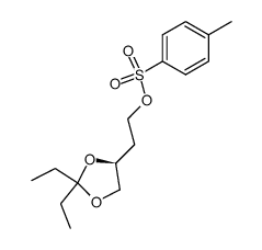 (S)-4-(tosyloxy)-1,2-O-3-pentylidene-1,2-butanediol Structure