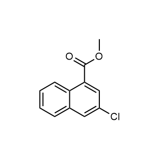 3-氯萘-1-甲酸甲酯结构式