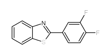 2-(3,4-Difluoro-phenyl)-benzothiazole structure