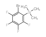 Benzene,1-bromo-2,3,4,5-tetrafluoro-6-(trimethylsilyl)-结构式