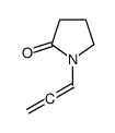 1-propa-1,2-dienylpyrrolidin-2-one结构式
