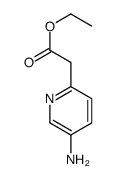 2-(5-氨基吡啶-2-基)乙酸乙酯结构式