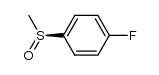 Benzene, 1-fluoro-4-[(S)-methylsulfinyl]- (9CI) Structure