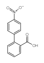 [1,1'-Biphenyl]-2-carboxylicacid, 4'-nitro- Structure