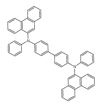 N,N'-二(9-菲基)-N,N'-二苯基联苯胺结构式