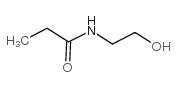 N-(2-羟乙基)丙酰胺结构式