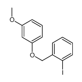 1-iodo-2-[(3-methoxyphenoxy)methyl]benzene Structure