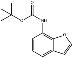 N-BOC-7-氨基苯并呋喃结构式