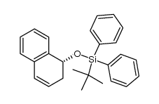(R)-1-tert-butyldiphenylsiloxy-1,2-dihydro-naphthalene结构式