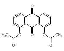 9,10-Anthracenedione,1,8-bis(acetyloxy)- structure