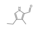 4-ethyl-3-methylpyrrole-2-carboxaldehyde Structure