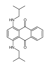 1,4-bis(2-methylpropylamino)anthracene-9,10-dione结构式